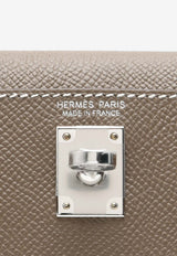 Mini Kelly 20 Sellier in Etoupe Epsom with Palladium Hardware