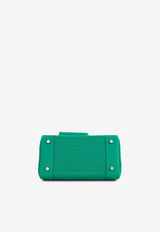 Birkin 25 Cargo in Vert Vertigo Goeland Canvas and Swift with Palladium Hardware