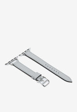 Band Apple Watch Single Tour 42mm Attelage in Bleu Glacier Swift Leather