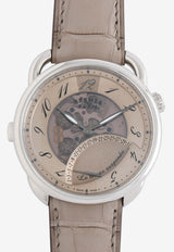 Arceau le Temps Suspendu 42mm Watch with Beige Matte Alligator Single Tour Strap