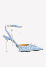 Go Mules in Naturel Suede and Ecru Shearling