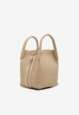 Loro Piana Micro Bale Grained Leather Bucket Bag Beige FAN4647D0Q6_LIGHT MASTIC_29853665