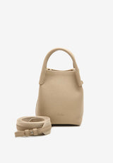 Loro Piana Micro Bale Grained Leather Bucket Bag Beige FAN4647D0Q6_LIGHT MASTIC_29853665