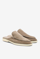 Babouche Walk Loafers in Suede Leather