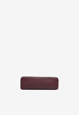 Loro Piana Extra Pocket L19 Pouch in Grained Leather Bordeaux FAN4045_Q09P_TH