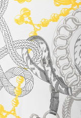 "Palefroi Remix" Draped Silk Blouse