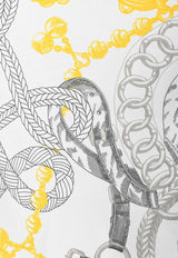 "Palefroi Remix" Draped Silk Blouse