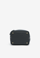 Hermès Picotin Cargo 18 in Black Goeland Canvas and Swift with Gold Hardware