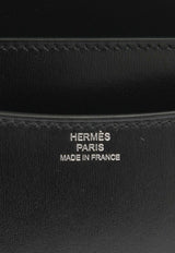 Constance 18 Mirror Cloute in Black Box Leather with Palladium Hardware