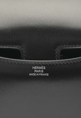 Constance 18 in Black Box Leather with Aventurine Palladium Hardware