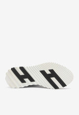 Hermès Bouncing Low-Top Sneakers in White Calfskin and Suede White