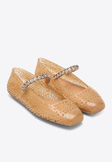 Jimmy Choo The Jelly Ballet Flats Beige THEJELLYNTX/R_JIMCH-LT