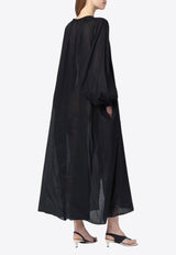 TheLatest Flowy Midi Dress Black TLW08000T0172LNTP/Q_LATES-T0002