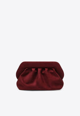 Themoirè Medium Bios Faux Suede Clutch Plum TMFW25BSUE120EL/R_THEMO-PR