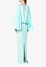 Taller Marmo La Maddalena Maxi Dress Blue TMSS2527PL/R_TALLE-510