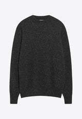 Lemaire Mock-Neck Knitted Alpaca Sweater Brown TO1426LK1029/R_LEMAI-BR600