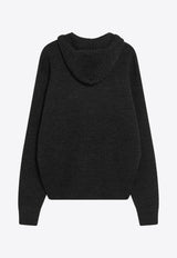 Lemaire Alpaca-Blend Hooded Sweater Brown TO1475LK1028/R_LEMAI-BR507