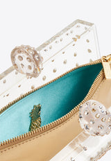 Tequila Crystal-Embellished Clutch