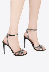 Aquazzura Tequila 105 Leather Sandals TQLHIGS0-NAP-BCY