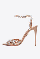 Aquazzura Tequila 105 Leather Sandals TQLHIGS0-NAP-PWP