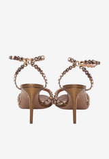 Aquazzura Tequila 85 Crystal-Embellished Sandals Bronze TQLMIDS0-CYNBRA BRASS