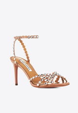 Aquazzura Tequila 85 Leather Sandals TQLMIDS0-NAP-PWP