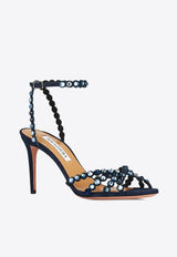 Aquazzura Tequila 85 Suede Sandals TQLMIDS0-SUE-MZN