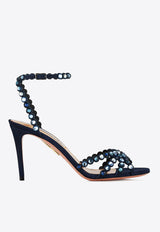 Aquazzura Tequila 85 Suede Sandals TQLMIDS0-SUE-MZN