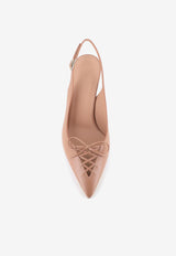 Malone Souliers Trudie 70 Leather Pumps TRUDIE 70-1 BLUSH