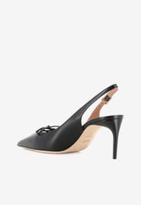 Malone Souliers Trudie 70 Leather Pumps TRUDIE 70-2 BLACK