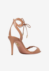 Aquazzura Tessa 85 Leather Sandals TSAMIDS0-NAPPWP POWDER PINK