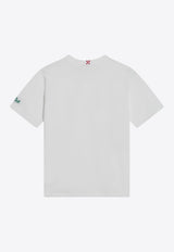 MC2 Saint Barth Kids Boys Snoopy Tennis Print T-shirt White TSH000102565H/Q_MC2-01NEMB