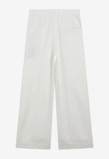 The Frankie Shop Brickell Wool-Blend Pants White TTFS21075PL/S_THE-005