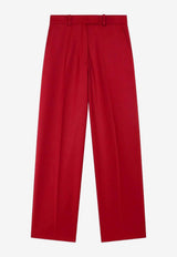The Frankie Shop Brickell Straight-Leg Satin Pants Red TTFS21486PL/S_THE-700