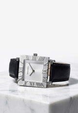 Tiffany & Co. Atlas Sterling Silver Square Watch White TIFCOASSSW_TH
