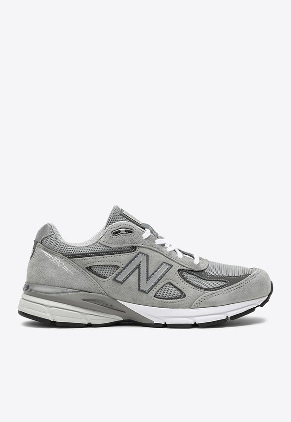 New Balance 990V4 Low-Top Sneakers Gray U990GR4LE/O_NEWB-GR