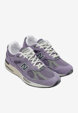 New Balance 991V2 Low-Top Sneakers Purple U991LV2SUE/R_NEWB-PU