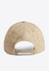 1989 Studio Flock 1989 Logo Baseball Cap Beige UFW24.901.FLOCKCO/P_1989-CAM