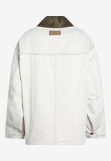 AMI PARIS Padded Down Jacket White UJK834DE0106/R_AMI-150