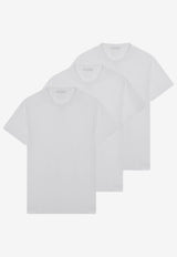 Prada Basic Crewneck T-shirts - Set of 3 White UJM49211CD/R_PRADA-F0009