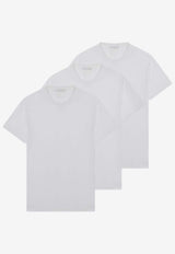 Prada Basic Crewneck T-shirts - Set of 3 White UJM49211CD/S_PRADA-F0009