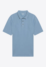 Prada Short-Sleeved Polo T-shirt Blue UJN851WMO16JM/Q_PRADA-F0237
