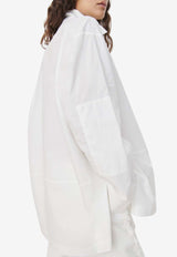 Paris Georgia Uma Oversized Long-Sleeved Shirt White UMAOS001-WHT_WHITE