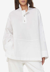 Paris Georgia Uma Oversized Long-Sleeved Shirt White UMAOS001-WHT_WHITE