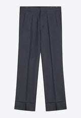 Prada Mohair-Blend Tailored Pants Gray UP0306OOO1CMV/Q_PRADA-F0D57