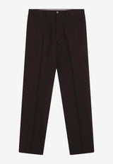 Prada Straight-Leg Tailored Pants Brown UP0355VMO1W2G/R_PRADA-F0192