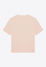 AMI PARIS Ami De Coeur Crewneck T-shirt Pink UTS357726/R_AMI-680