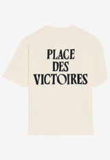 AMI PARIS Place Des Victoires Print T-shirt White UTS387.726_WHITE