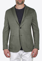 Single-Breasted Wool Blazer