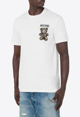 Moschino Little Teddy Bear Crewneck T-shirt White V0711 0241 1001
